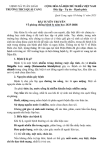 BÀI TUYÊN TRUYỀN Về phòng chống bệnh lỵ năm học 2025-2026