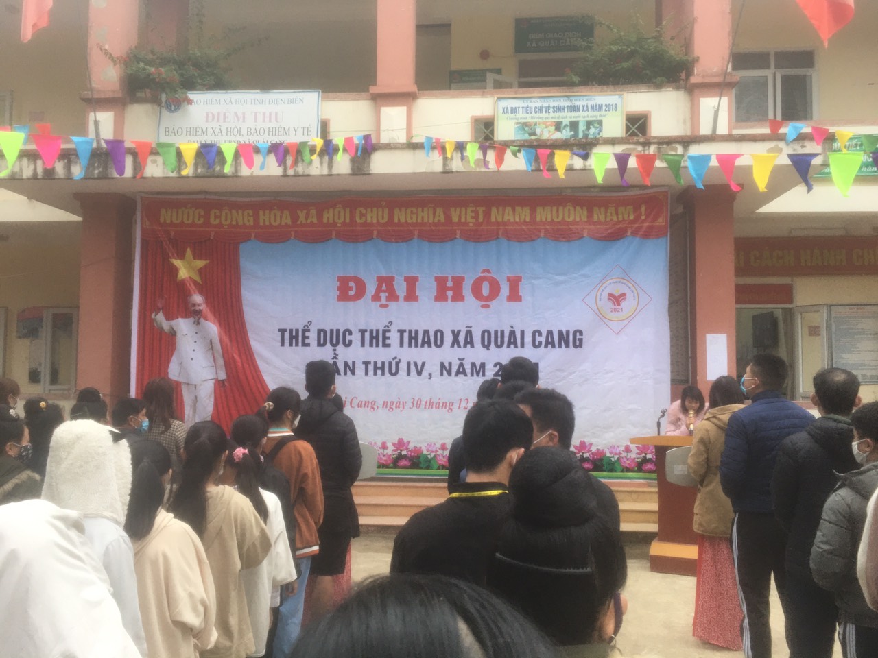 Trường THCS Quài Cang tham gia Đại hội TDTT xã Quài Cang lần thứ IV- Năm 2021